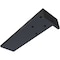 Ekena Millwork Hidden Floating Steel Heavy Duty Bracket w/ Flange, Powder Coated Black 2 1/2"W x 10"D x 1 1/2"H BKTM02X10X01HFPBL - alternate 2